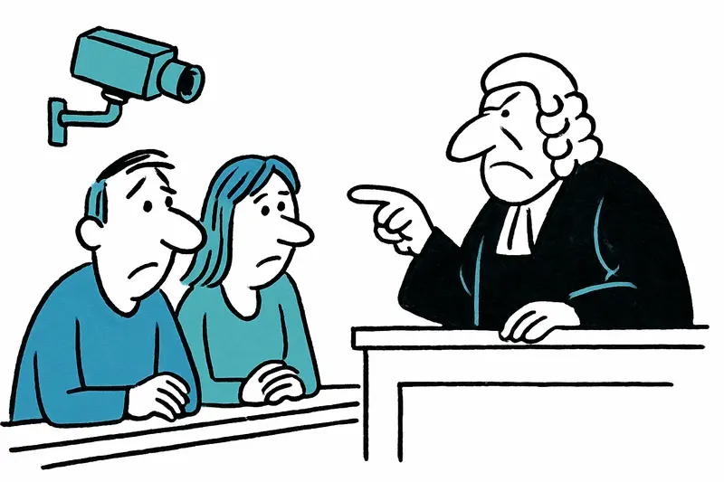 Versteckte Kameras, offenes Gericht: Paar in Palma wegen Nachbarsüberwachung angeklagt