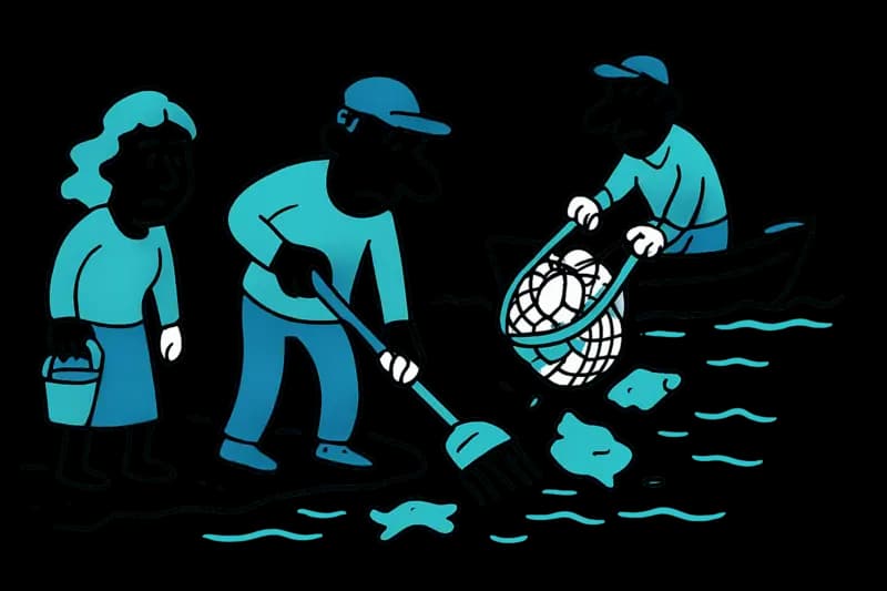 Mehr als fünf Tonnen Müll aus dem Meer: Wer räumt auf, wenn Plastik weiter an Land spült?