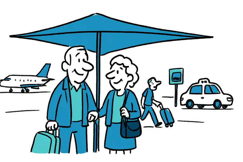 Mehr Schatten für Ankommende: Neue Sonnensegel am Flughafen Palma