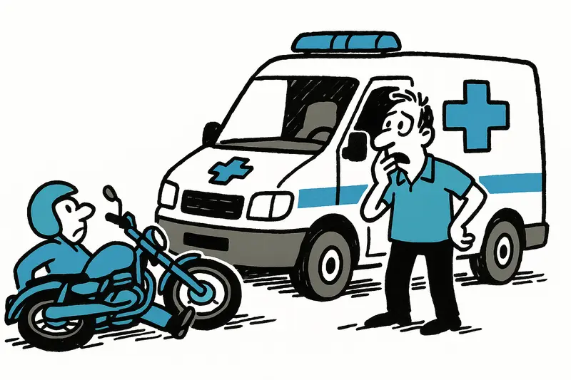 Motorradfahrer stirbt nach Zusammenstoß mit privatem Rettungswagen in Son Castelló