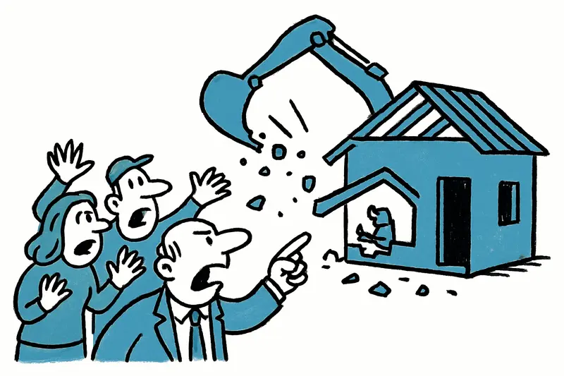 Aufruhr in Capellans: Muro ordnet Abriss eines halbfertigen Sommerhäuschens an