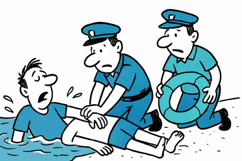 Mut im Meer: Zwei angehende Polizisten retten Touristen in Llucmajor