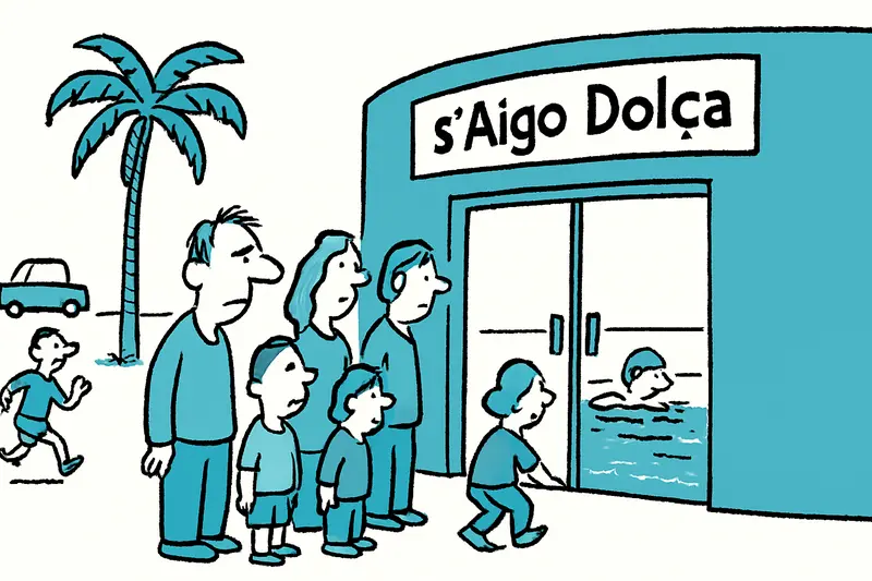 Nachmittags geöffnet: Neues Hallenbad „s’Aigo Dolça“ bringt Leben zurück an den Passeig Marítim