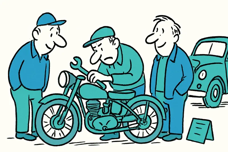 Motor Retro in Marratxí: Oldtimer und historische Motorräder in Sa Cabaneta