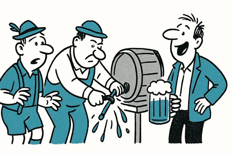 O’zapft is in Santa Ponça: Tracht, Meerluft und ein Lächeln über die Panne