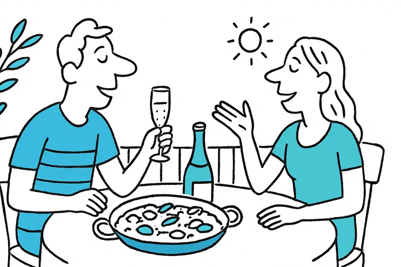 Paella & Champagner: Sommerabend auf der Terrasse des Principal Son Amoixa