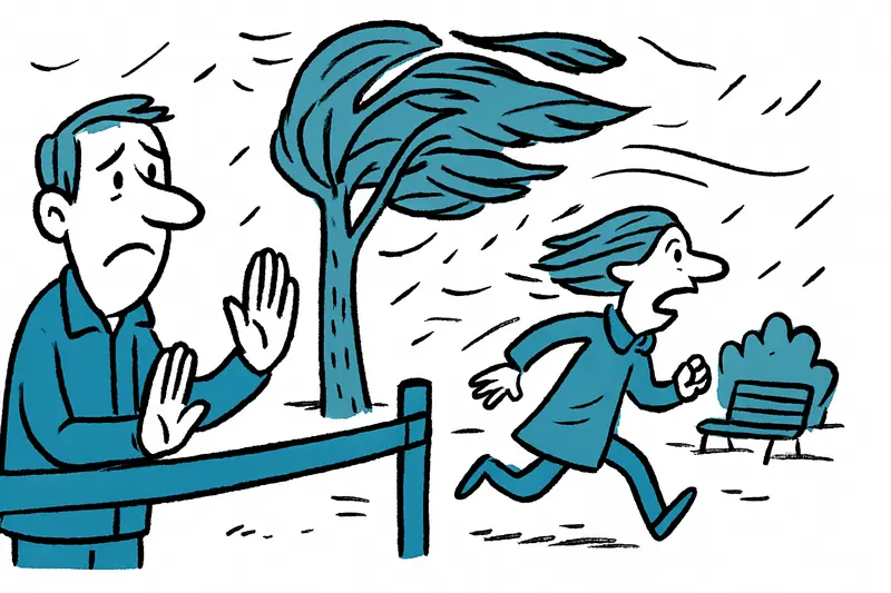 Palma sperrt Parks und Paseo Marítimo — reichen die Vorkehrungen gegen das Unwetter?