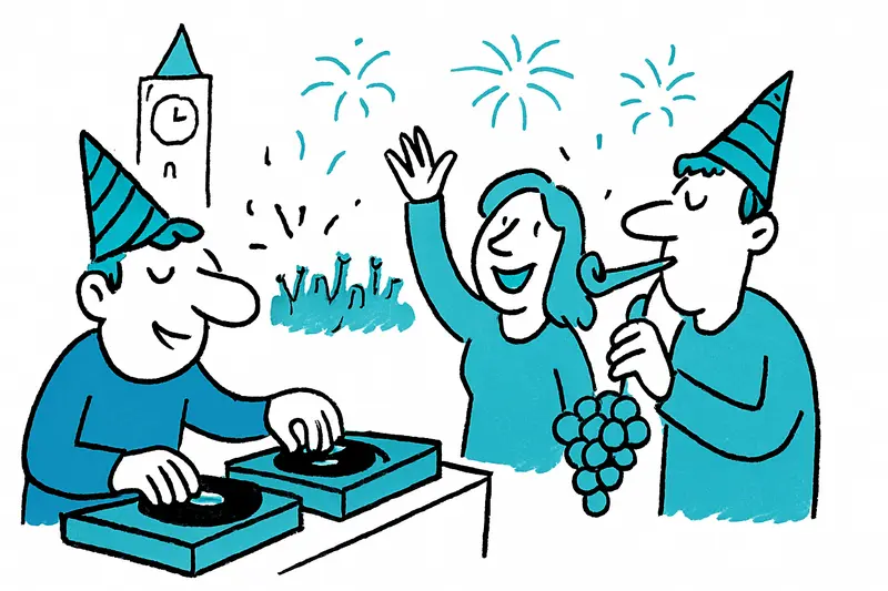 Palma feiert: Tausende begrüßen 2026 auf Plaça Cort und Plaza de la Reina