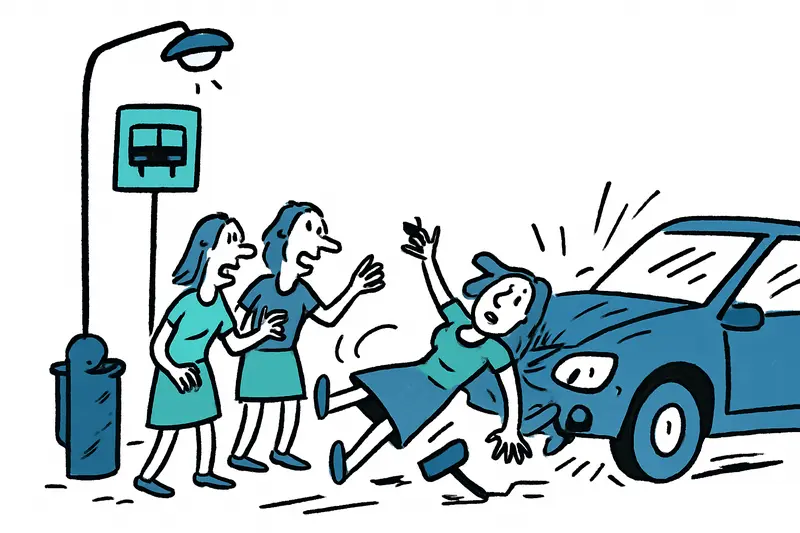 Früher Morgen in Son Fusteret: Vier Frauen an Bushaltestelle von Auto erfasst – Alkohol wird vermutet