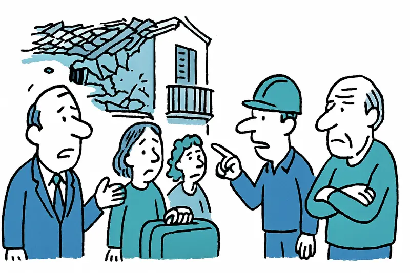Bewohner nach Einsturz einer Dachterrasse in Palmas Altstadt evakuiert – wer trägt die Verantwortung?