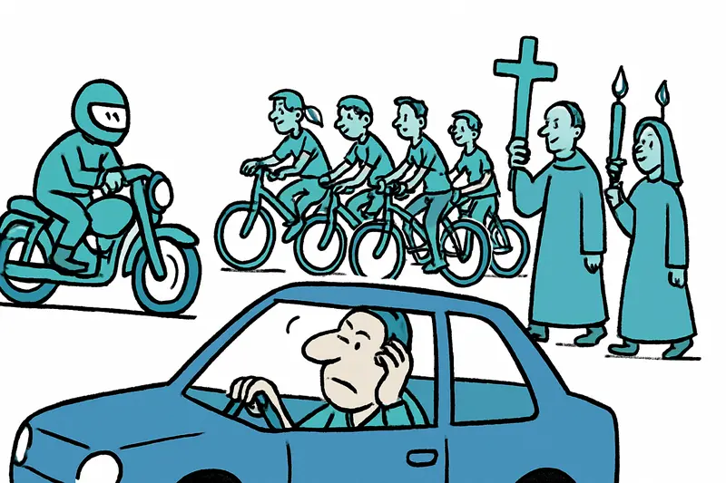 Stau, Umleitungen, Prozession: Palma rechnet mit Verkehrsbehinderungen