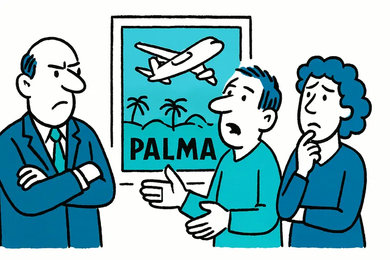 Parlament rügt Aena-Chef nach Flughafenplakat – Wer trägt die Verantwortung?