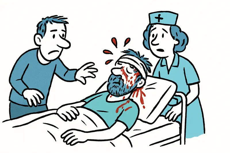 Als sie zwei Frauen verteidigten — und blutüberströmt im Krankenhaus landeten