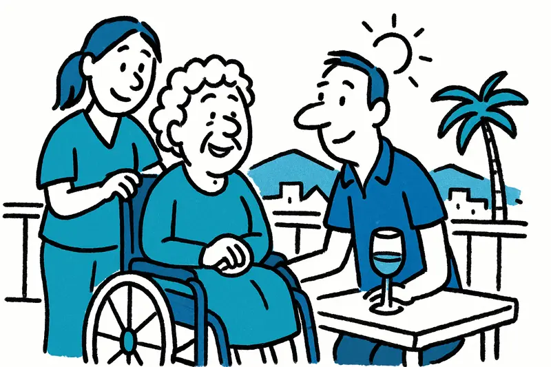 Mit Pflegern nach Mallorca: Heidemaries großer Wunsch wurde wahr