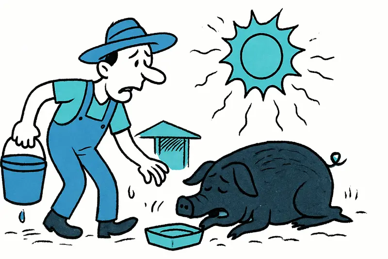 Porc Negre in der Hitzefalle: Wie Mallorcas schwarze Schweine unter 40-Grad-Sommer leiden