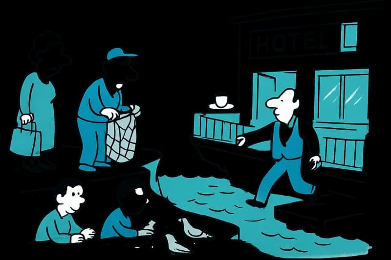 Wenn das Meerstück verschwindet: Portixol-Pool in der Schwebe