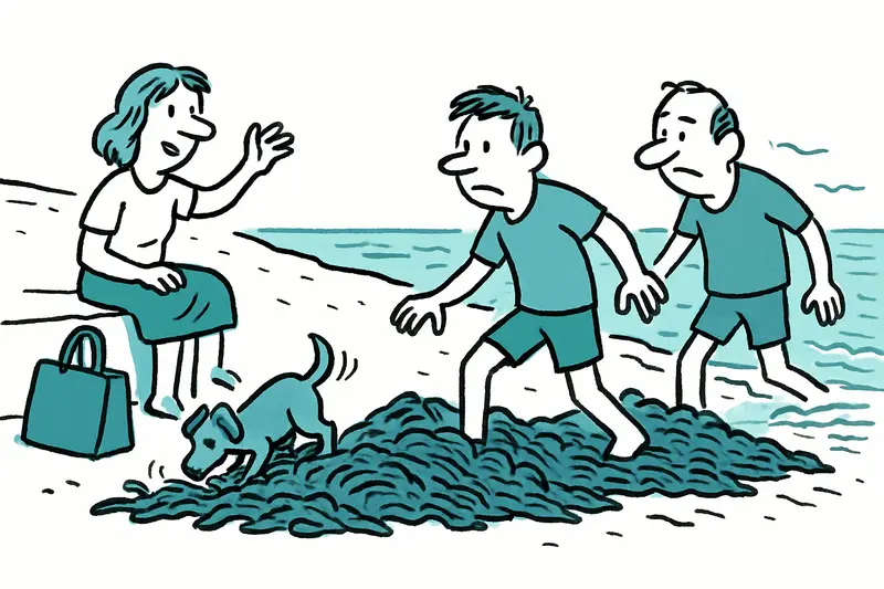 Wenn der Strand stinkt: Posidonia, Regeln und der Alltag an Es Comú