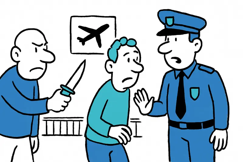 Wer schützt uns auf dem Weg zum Terminal? Prozess um Messerattacke am Flughafen stellt unbeantwortete Fragen