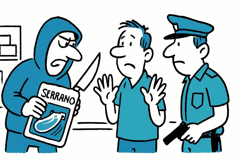 Raub in Palma: Messer, Serrano und die Frage nach Sicherheit im Laden