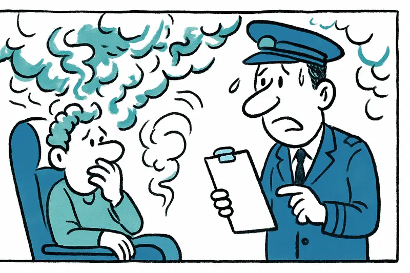 Rauch in der Kabine: Son Sant Joan zog das Notrufprotokoll — genug Vorbereitung für solche Fälle?