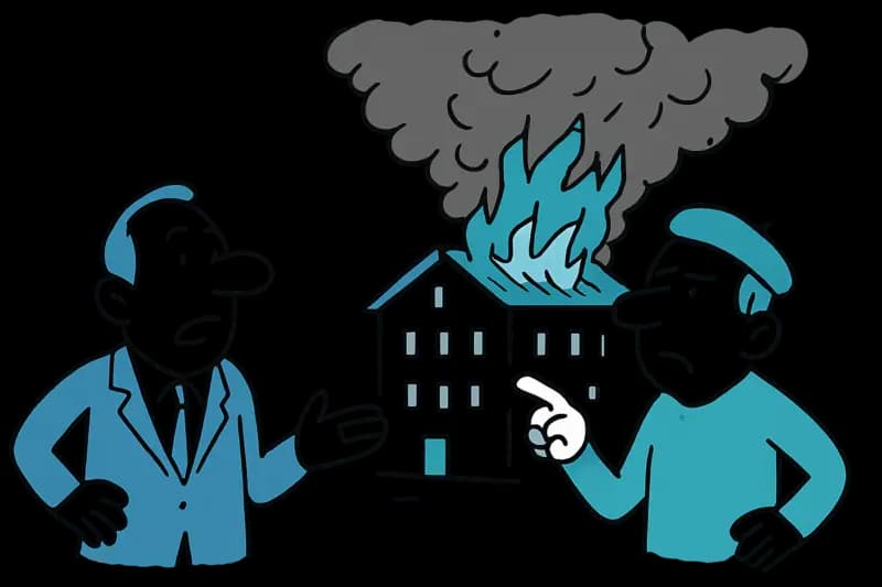 Rauch über der UIB: Wer trägt Verantwortung für das Feuer auf dem Dach?