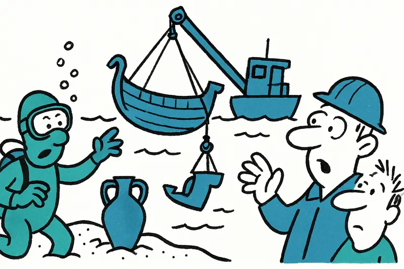 Aus dem Sand an die Oberfläche: Römisches Handelsschiff vor Can Pastilla wird geborgen