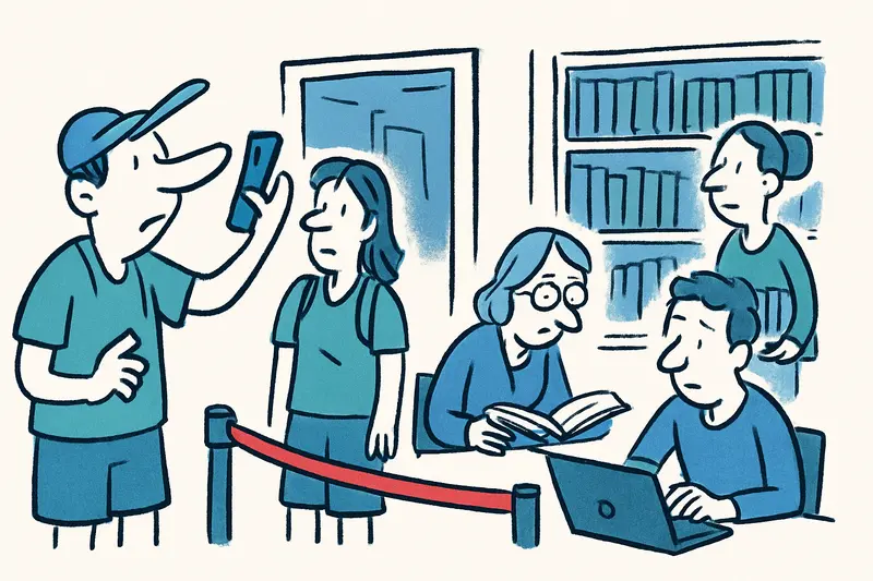 Rote Leine in Palmas Bibliothek: Was gegen Selfie‑Tourismus hilft — und was fehlt