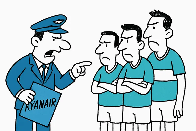 Mallorca‑Flieger Ryanair provoziert argentinische Nationalmannschaft: Provokation oder PR‑Fehler?