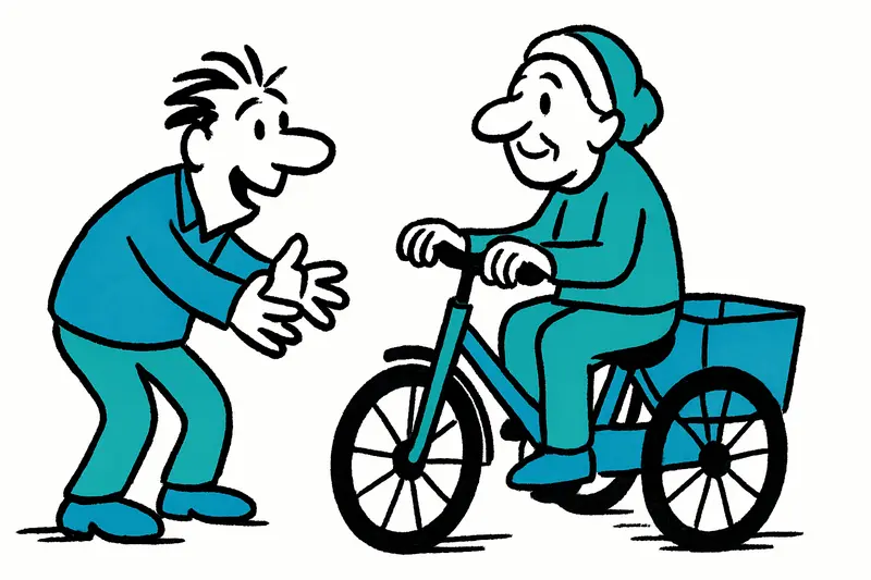 Santanyí stellt Spezial-Dreirad für Gehbehinderte zur Verfügung