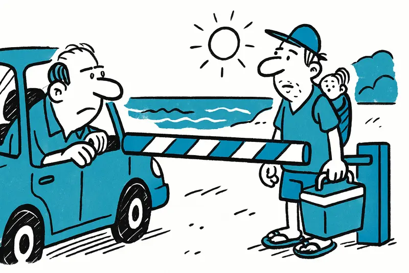 Schranke statt Parkplatz: Cala Agulla droht eine weitere Saison ohne Stellplätze