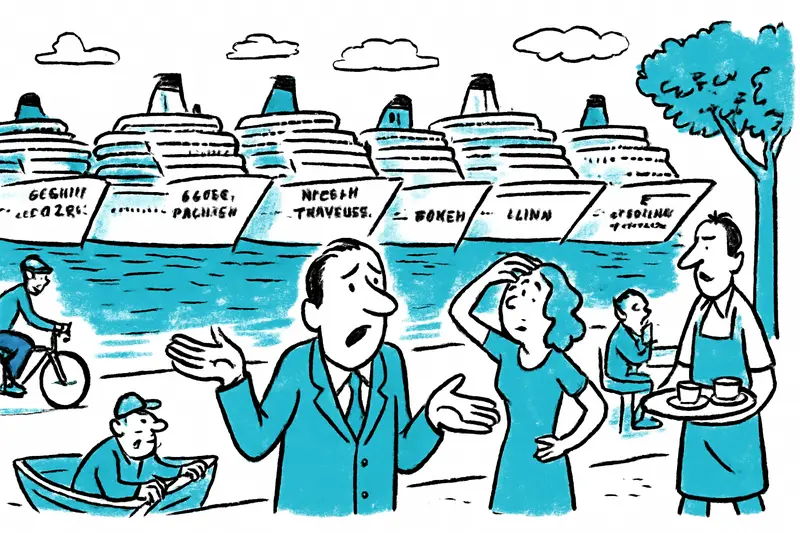 Sechs Kreuzfahrtschiffe in Palma – wer kontrolliert die Regeln noch?
