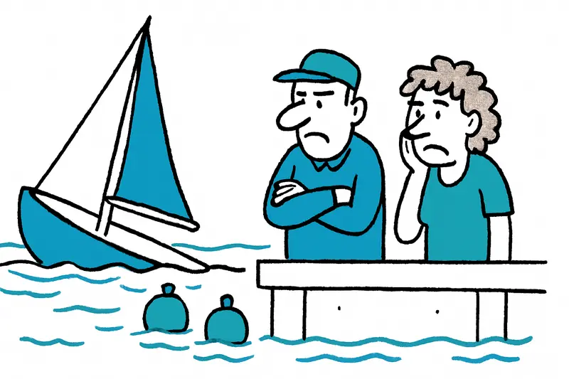 Segelboot versinkt bei Hafeneinfahrt von Port de Pollença – Wer zahlt, wer räumt auf?
