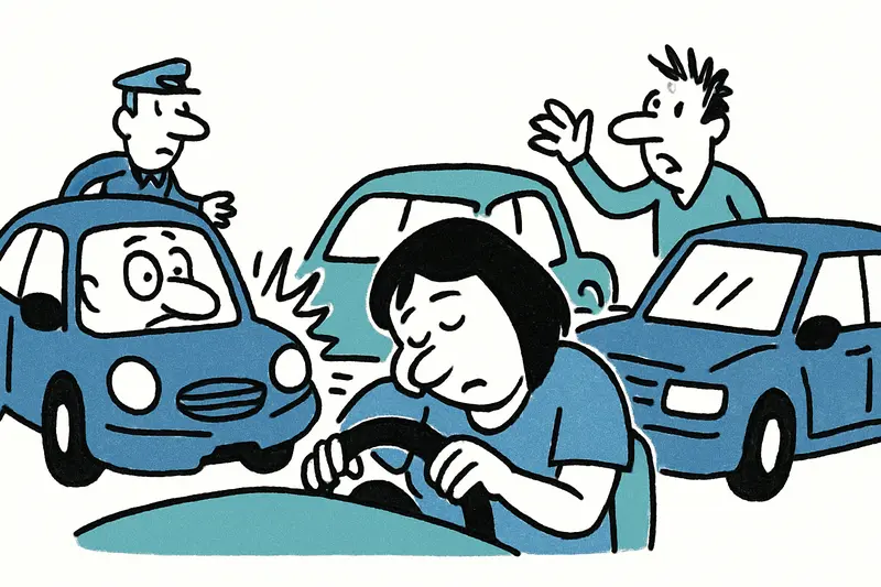 Sekundenschlaf in Palma: Ein Moment, drei Wagen – und die unbequeme Frage nach Nachtarbeit und Verkehrssicherheit
