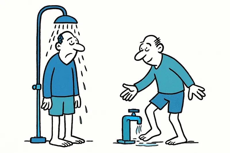 Sóller tauscht Körperduschen gegen Fußduschen — genug Wasser gespart oder nur Symbolpolitik?