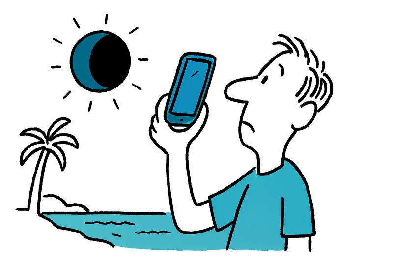 Sonnenfinsternis: Kann man das Himmelsspektakel auf Mallorca gefahrlos mit dem Smartphone fotografieren?