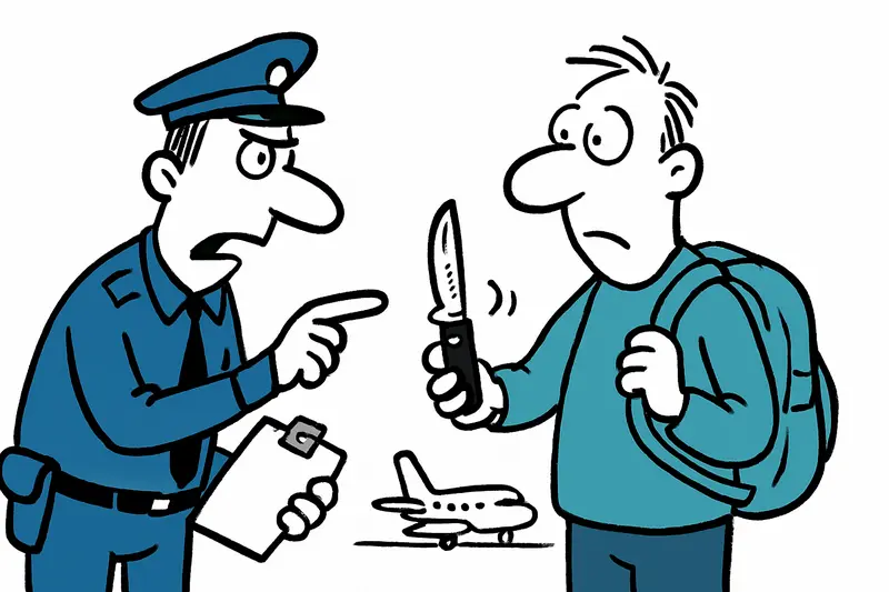 Springmesser im Rucksack — und trotzdem an Bord: Ein Reality-Check vom Flughafen Erfurt-Weimar
