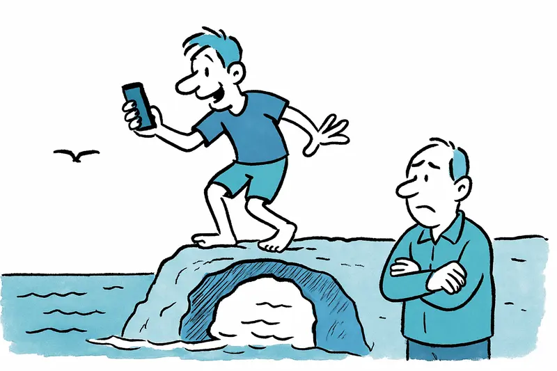 Sprung am Es Pontàs: Klicks gegen Vorsicht – was wir jetzt fragen müssen
