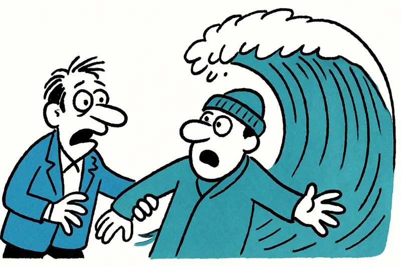 Raues Meer und fast 13‑Meter-Wellen: Was der Sturm für Menorca und Mallorca zeigte