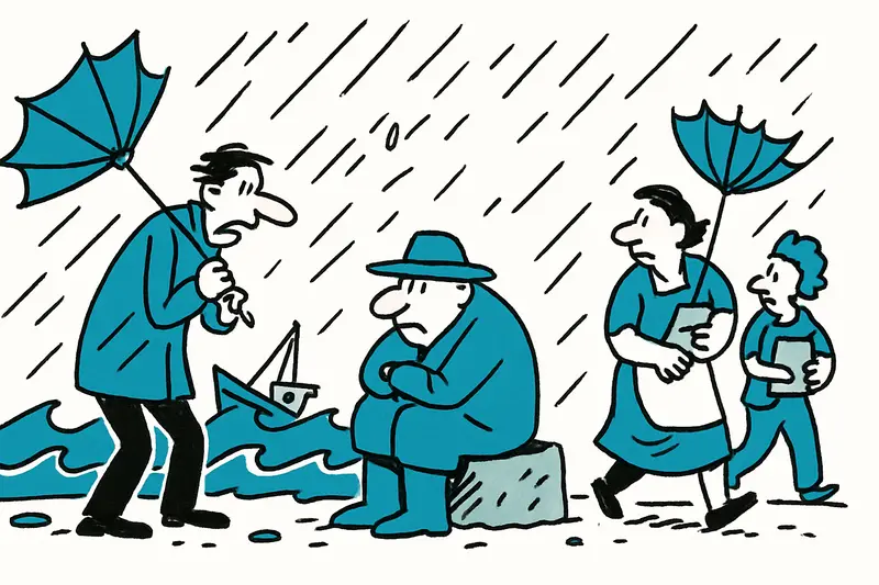 Sturm auf Mallorca: Böen, drei Meter Wellen und das Durcheinander an Land und Meer