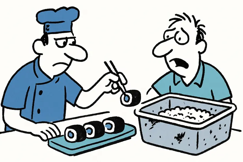 Alter Reis, schmutzige Behälter: Wie ein Sushi-Lokal an der Playa de Palma die Kontrolle verlor