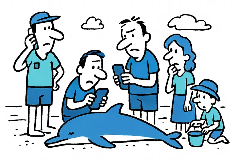 Toter Delfin in Peguera — ein Lehrstück für Strandschutz