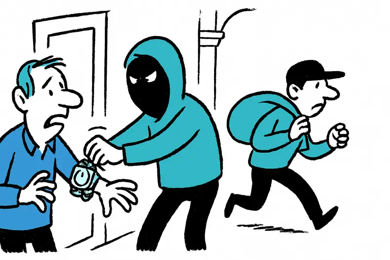 Überfall in Palma: Täter reißen Luxus-Uhr aus dem Eingangsbereich