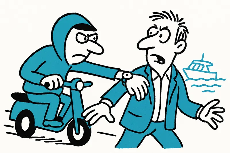 Uhrenraub in Port d'Andratx: Ein Reality-Check für den Luxushafen