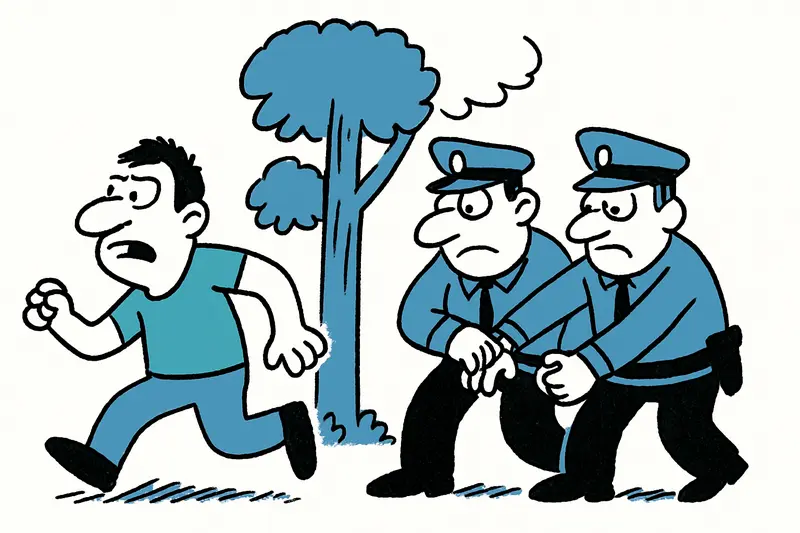 Im Bellver-Wald verhaftet: Wie ein Tatverdächtiger von Ibiza nach Palma floh