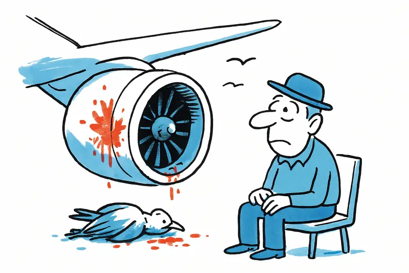 Blutspuren am Triebwerk: Der Vogelschlag und die Frage nach unserer Flugsicherheit