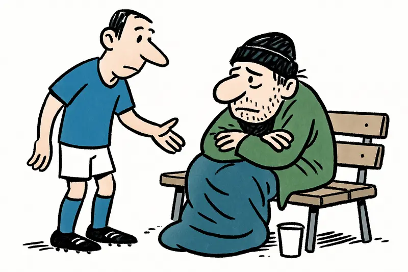 Vom Stadion zur Parkbank: Warum ein Ex‑Spieler in Palma jetzt auf der Straße lebt