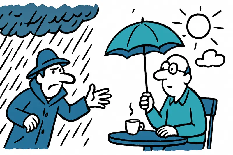 Warnstufe Rot auf dem Festland, Gelb bis Orange bei uns: Was sagen die Unwetter über Vorbereitung und Risiko?
