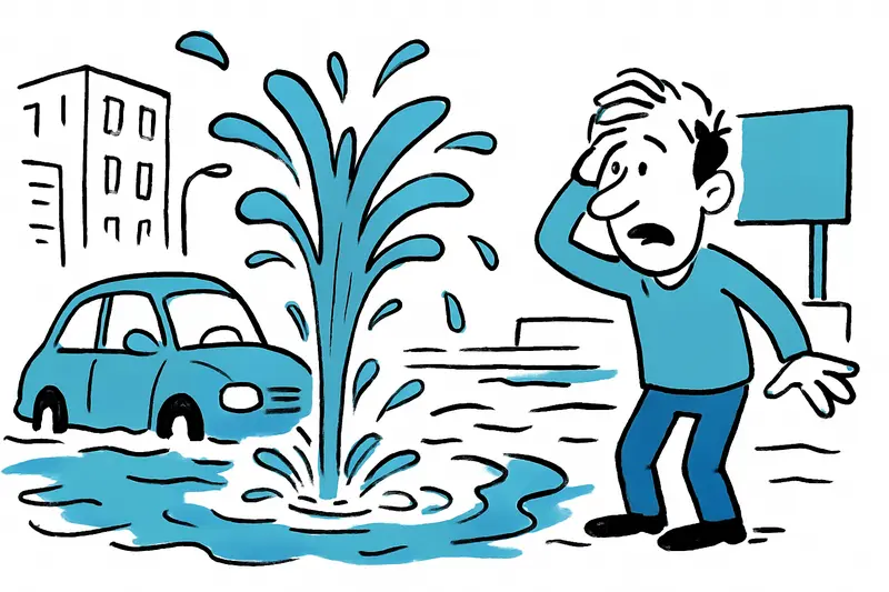 Wasserrohrbruch in Palma: Warum ein geplatztes Rohr mehr als Stau bedeutet