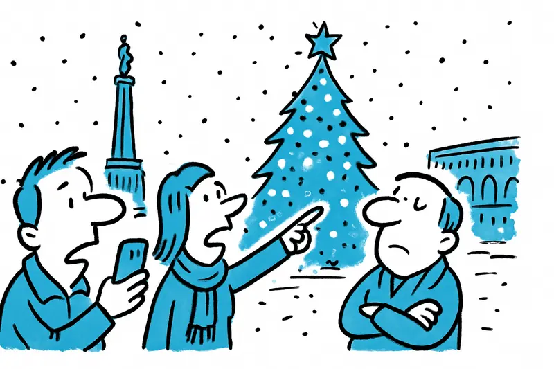 Weihnachtslichter in Palma: Plaza España wird heute Abend erleuchtet