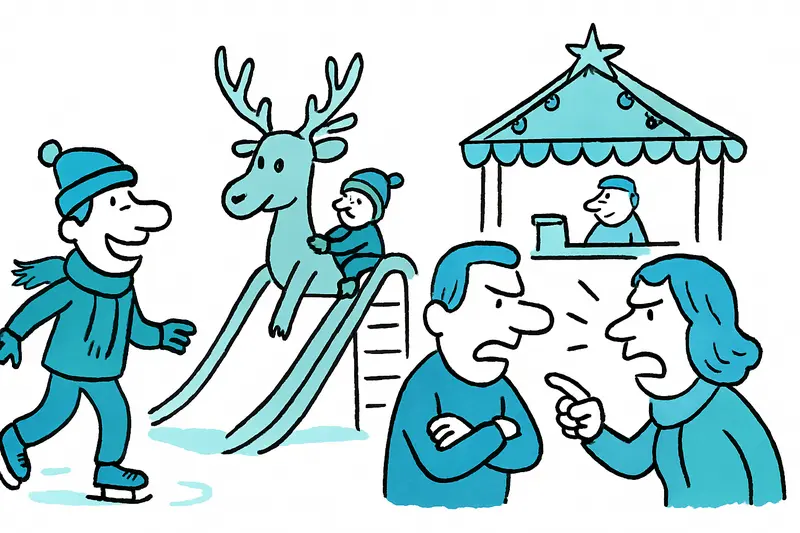 Weihnachtsmarkt in Sa Feixina: Zwischen Eisbahn, Rentier-Rutsche und Lärmstreit